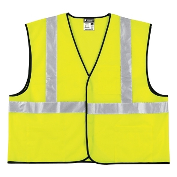 Class II Economy Safety Vest, Solid, 3X-Large, Lime