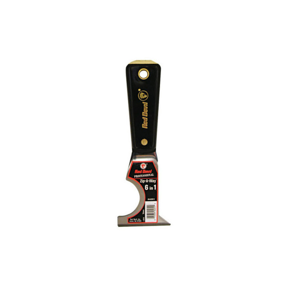 Painter's 6-in-1 Tool,  2-1/2 in Wide, Stiff Blade