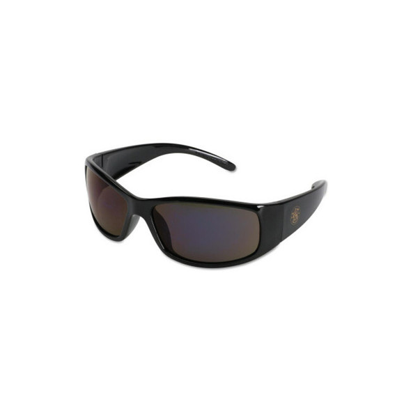 Elite™ Safety Glasses, Smoke Polycarbonate Lens, Uncoated, Black, Nylon
