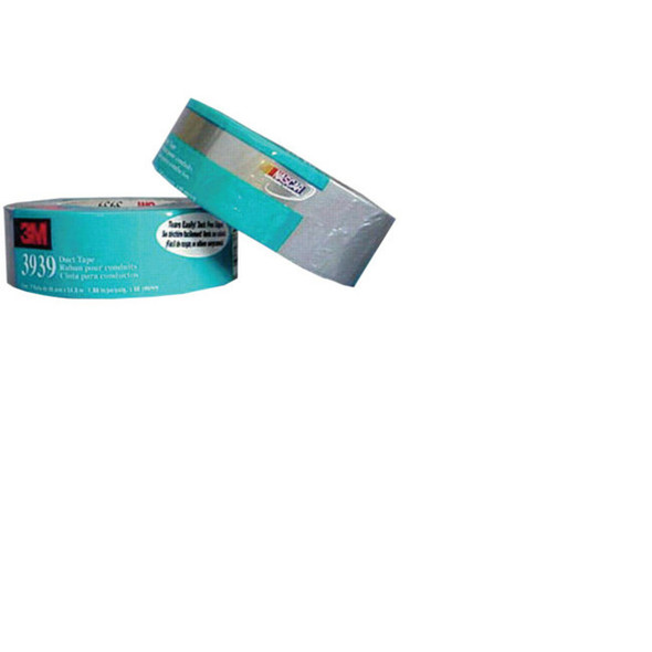 Heavy-Duty Silver Duct Tape 3939, Silver, 48 mm x 54.8 m x 9.0 mil