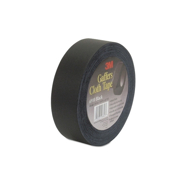 Cloth Gaffers Tape, 1 in X 60 yd, 12 mil, Black