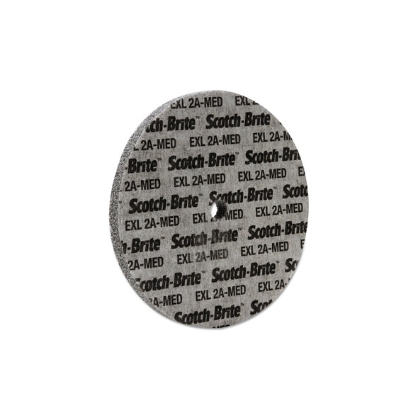 EXL Unitized Deburring Wheel, 6 in x 1/2 in, Medium Aluminum Oxide, 5000 rpm