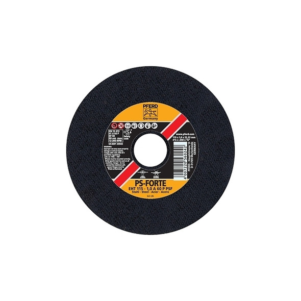 Type 1 General Purpose A-PSF Thin Cut-Off Wheel, 4-1/2 in Dia, .04 Thick, 60 Grit, Aluminum Oxide