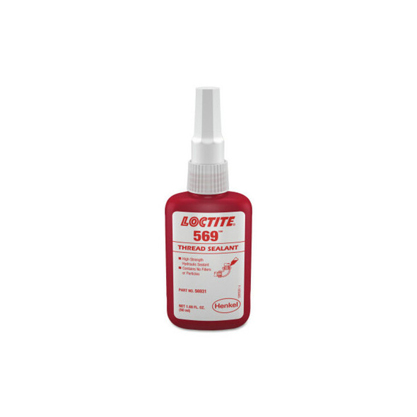 569™ Thread Sealant, Hydraulic Sealant, 50 mL Bottle, Brown