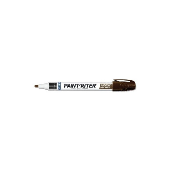 PAINT-RITER® VALVE ACTION® Paint Marker, Brown, 1/8 in, Medium