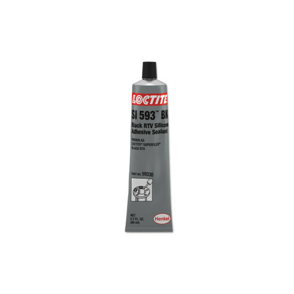 Superflex® RTV, Silicone Adhesive Sealant, 80 mL Tube, Black