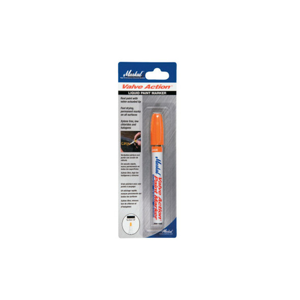 PAINT-RITER® VALVE ACTION® Paint Marker, Orange, 1/8 in Tip, Medium