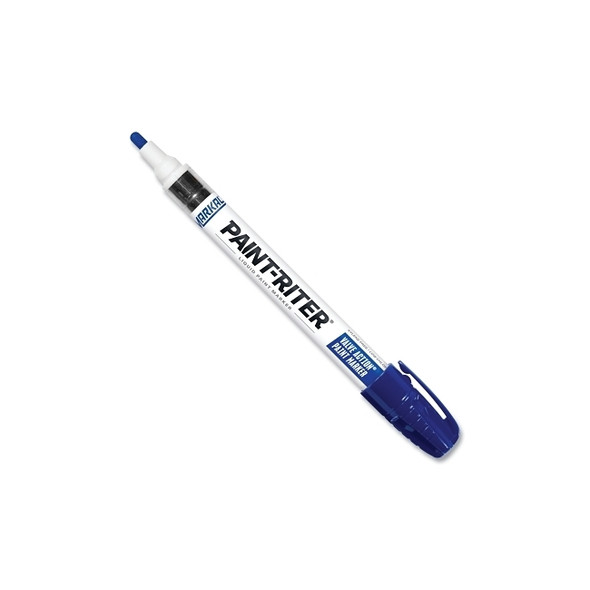 PAINT-RITER® VALVE ACTION® Paint Marker, Blue, 1/8 in Tip, Medium