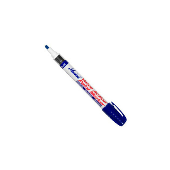 PAINT-RITER® VALVE ACTION® Paint Marker, Blue, 1/8 in Tip, Medium
