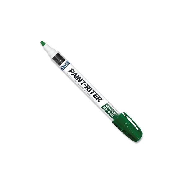 PAINT-RITER® VALVE ACTION® Paint Marker, Green, 1/8 in Tip, Medium