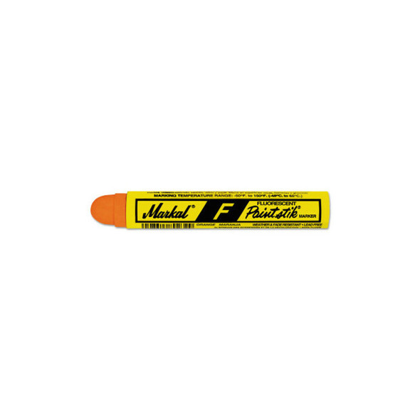 Paintstik® Original B® Solid Paint Marker, 11/16 in dia, 4-3/4 in L, Fluorescent Orange