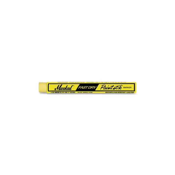 Fast Dry Paintstik® Solid Paint Marker, 3/8 in x 4.75 in L, Yellow