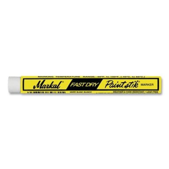 Fast Dry Paintstik® Solid Paint Marker, 3/8 in x 4.75 in L, White