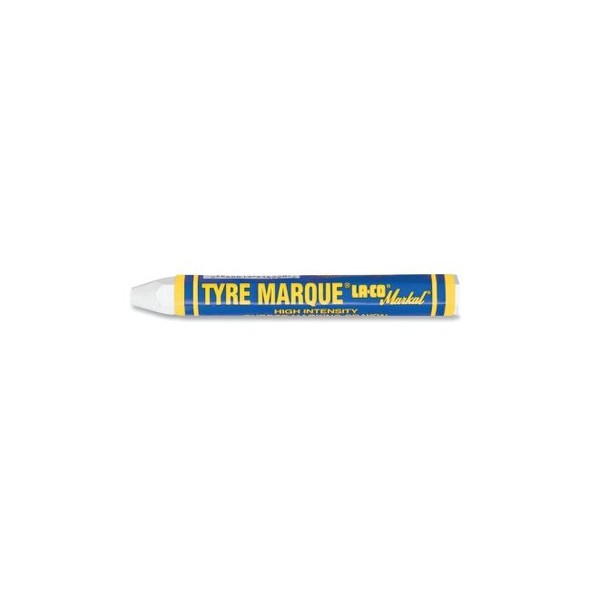 Tyre Marque® Solid Paint Crayon, 1/2 in x 4.63 in L, White