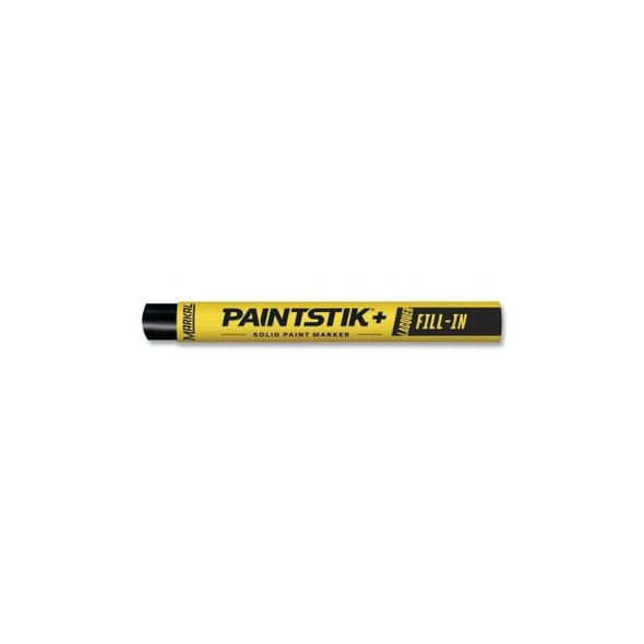 Paintstik®+ Lacquer Fill-In Solid Paint Marker, 3/8 in x 4.25 in L, Black