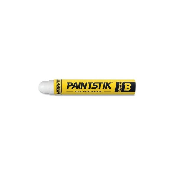 Paintstik® Original B® Solid Paint Marker, 11/16 in dia, 4-3/4 in L, White