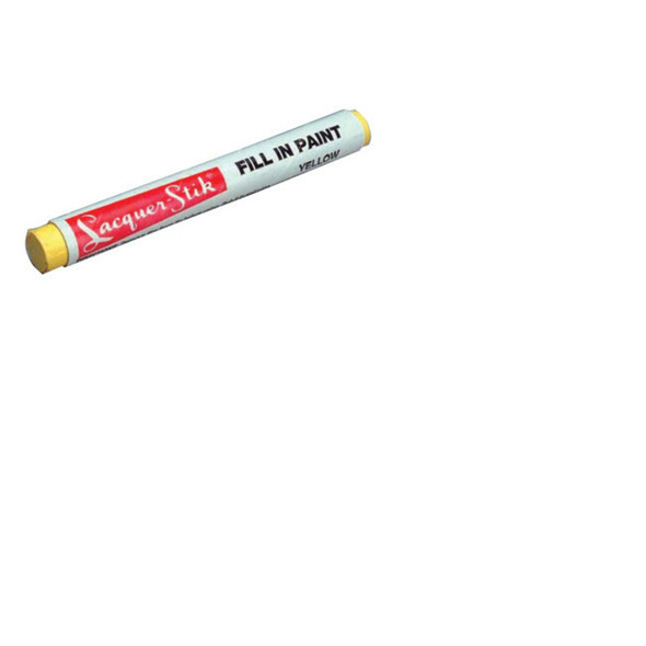Paintstik®+ Lacquer Fill-In Solid Paint Marker, 3/8 in x 4.25 in L, White