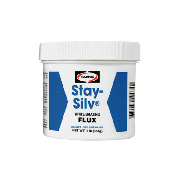 Stay-Silv® Brazing Flux, 1 lb Jar, White