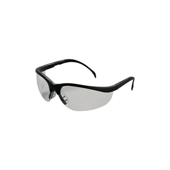 Klondike® KD1 Series Protective Eyewear, Light Blue Polycarbonate Lens, Duramass® Hard Coat, Black Nylon Frame