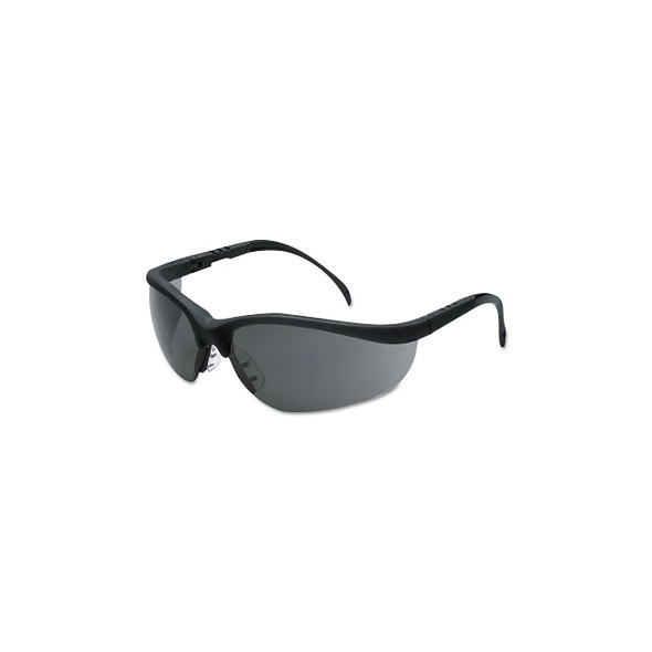 Klondike® KD1 Series Protective Eyewear, Gray Polycarbonate Lens, UV-AF® Anti-Fog, Black Nylon Frame