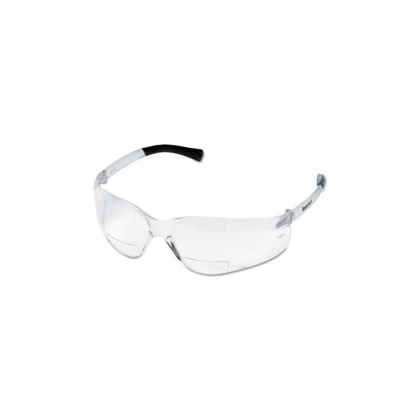 BearKat® BK1 Series Bifocal Readers Safety Glasses, Clear Lens, 2.5 Dipter, Clear Frame