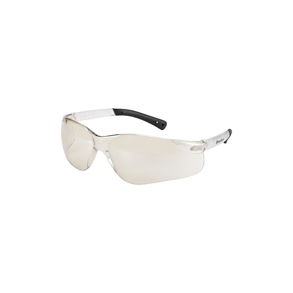 BearKat® BK1 Series Safety Glasses, Indoor/Outdoor Clear Mirror Lens, Duramass® Scratch-Resistant, Clear Frame