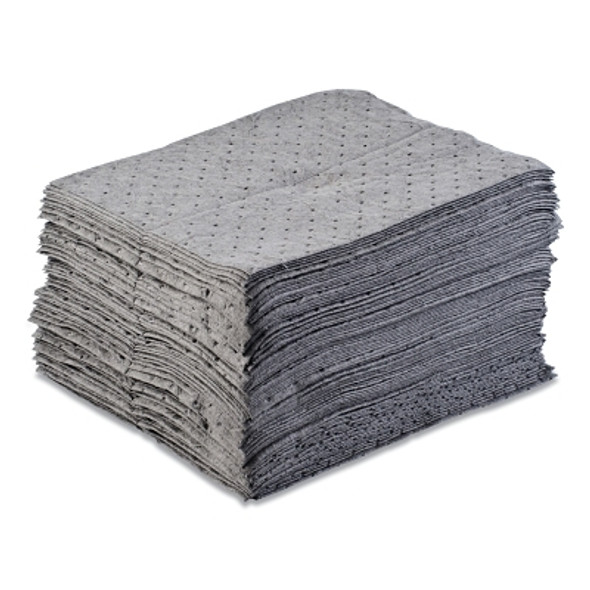 Universal Sorbent Pad, Heavy-Weight, Absorbs 20.5 gal, 15 in x 17 in