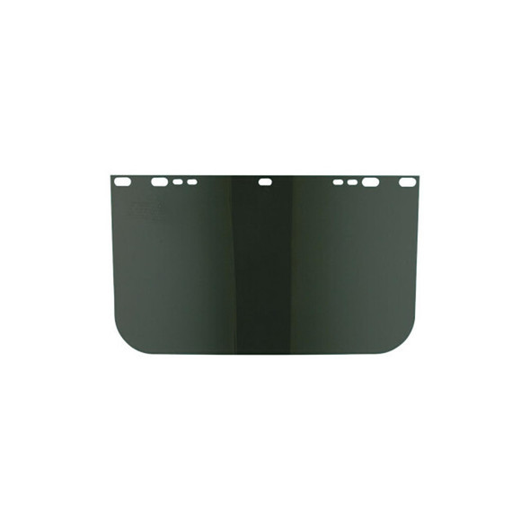 Visor, Dark Green, Unbound, 15-1/2 in L x  9 in H, for Jackson Safety® Head Gear/Cap Adaptors