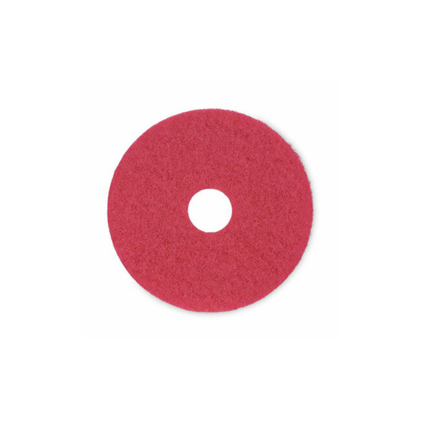 Boardwalk® Buffing Floor Pads, 15" Diameter, Red, 5/carton BWK4015RED Boardwalk® Buffing Floor Pads, 15" Diameter, Red, 5/carton BWK4015RED