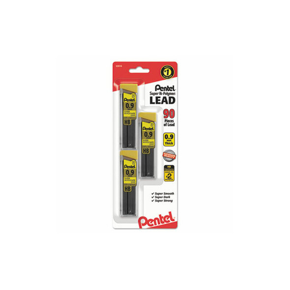 Pentel® LEAD,0.9MM, 3/PK,BK C29BPHB3 Pentel® LEAD,0.9MM, 3/PK,BK C29BPHB3
