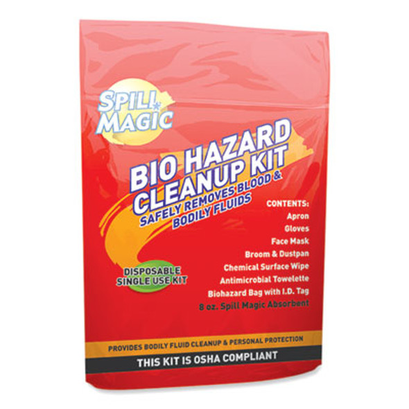 Spill Magic™ Biohazard Spill CleanUp, 0.75 x 6 x 9 SM-BIOHAZARD