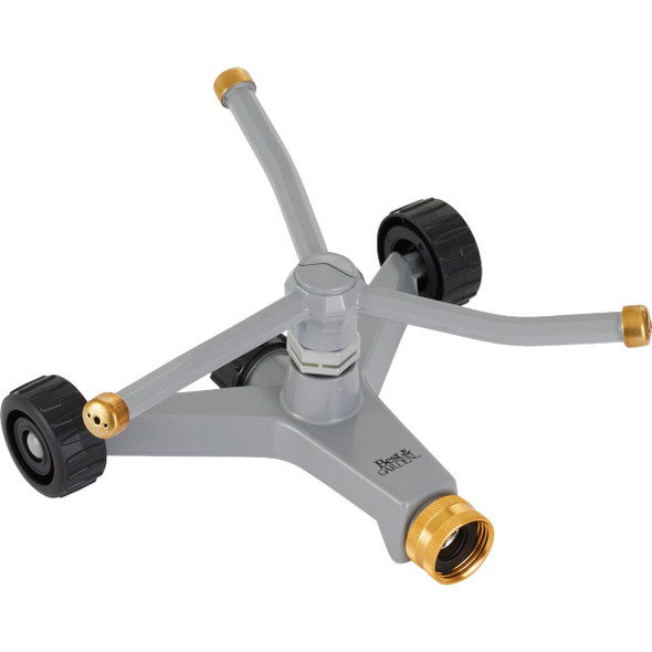 Best Garden Brass 40 Ft. Dia. 3-Arm Rotary Sprinkler 31005