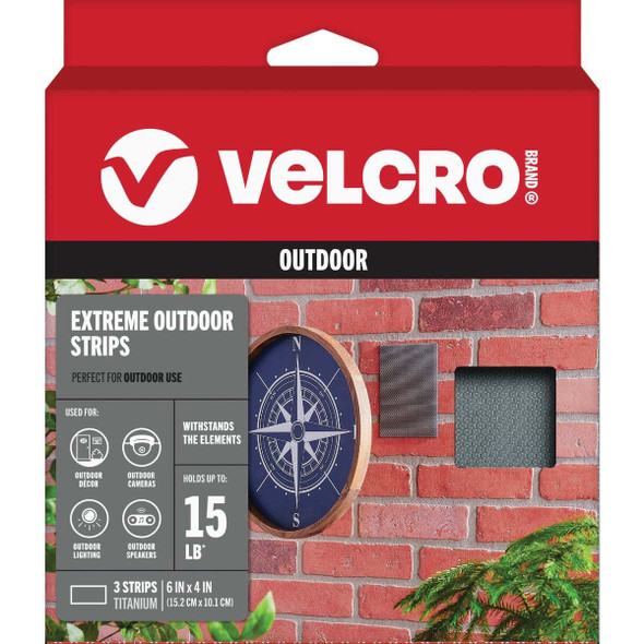 VELCRO Brand 4x6 Extreme Strips 91471