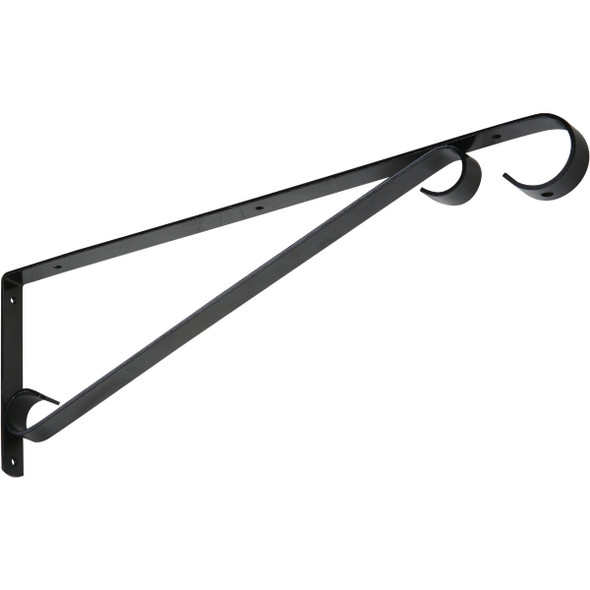 National Hardware 15 In. Black Steel Hanging Plant Bracket N274-621 National Hardware 15 In. Black Steel Hanging Plant Bracket N274-621