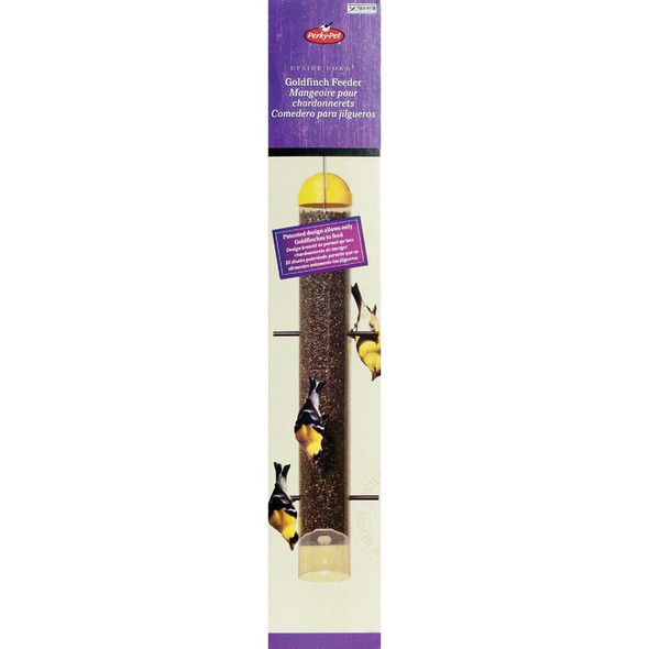 Perky-Pet 18 In. 2 Lb. Capacity Yellow Upside-Down Thistle Feeder 399-6 704962