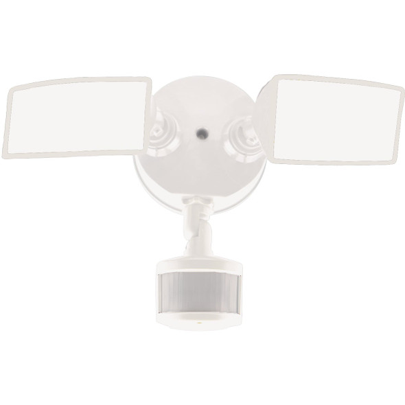 Halo Lumen Selectable White Square Head Motion Activated LED Floodlight Fixture Halo Lumen Selectable White Square Head Motion Activated LED Floodlight Fixture
