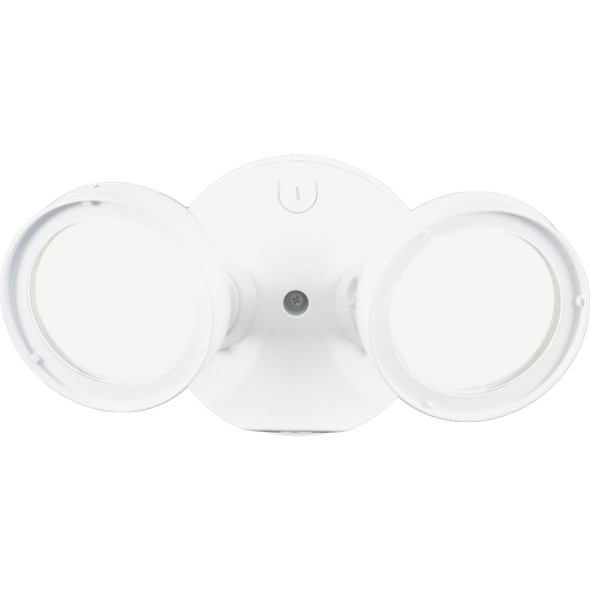 Halo Lumen Selectable White Twin Head LED Floodlight Fixture TGS2S402FRRW