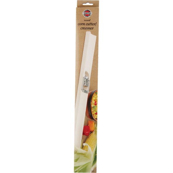 Norpro 17 In. Wood Corn Cutter & Creamer 5401 624300