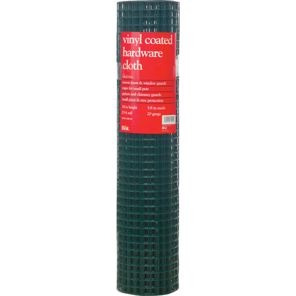 Do it 5/8 In. Mesh x 24 In. H. x 25 Ft. L. 20-Ga. Vinyl-Coated Hardware Cloth