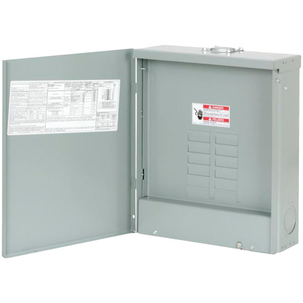 Eaton BR 125A 12-Space 24-Pole Rainproof Plug On Neutral Main Lug Load Center