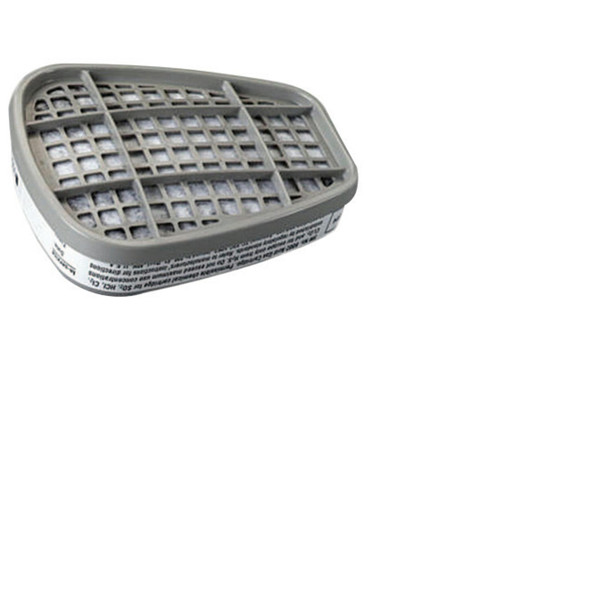 6000 Series Gas /Vapor Cartridges, Acid Gases, White