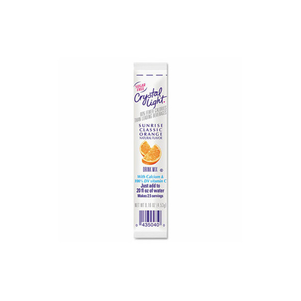 Crystal Light® On the Go, Sunrise Orange, 0.16 oz Packets, 30/Box GEN00504