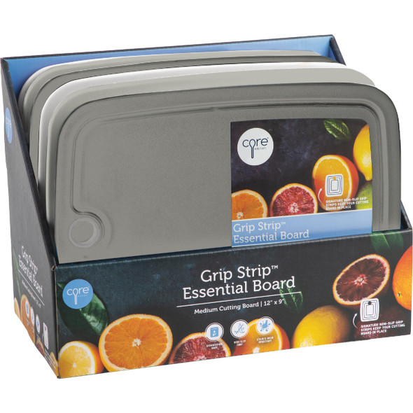 Core Kitchen Essential Grip Strip 9 In. x 12 In. Medium Cutting Board Pack of 6