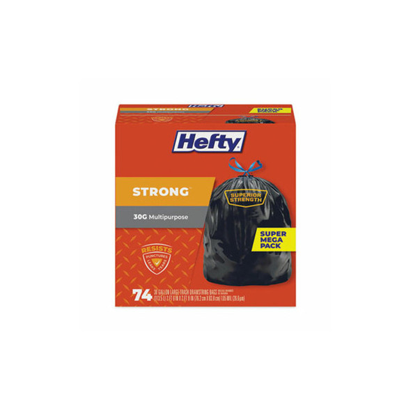 Hefty® BAG,30GAL,LARGE,TRASH,BK E85274 Hefty® BAG,30GAL,LARGE,TRASH,BK E85274