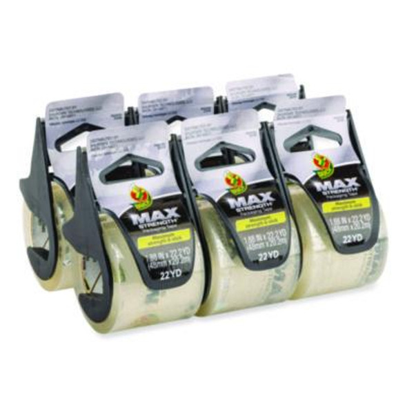 Duck® TAPE,DUCK,MAX,22.2Y,6,CLR 284983