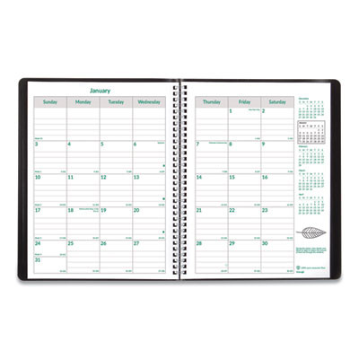 PLANNER,MNTHLY,11X8.5,BK