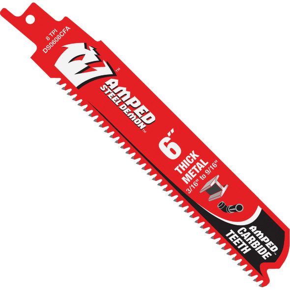 Diablo Demo Carb Recip 6in 8tpi DS0608CFA