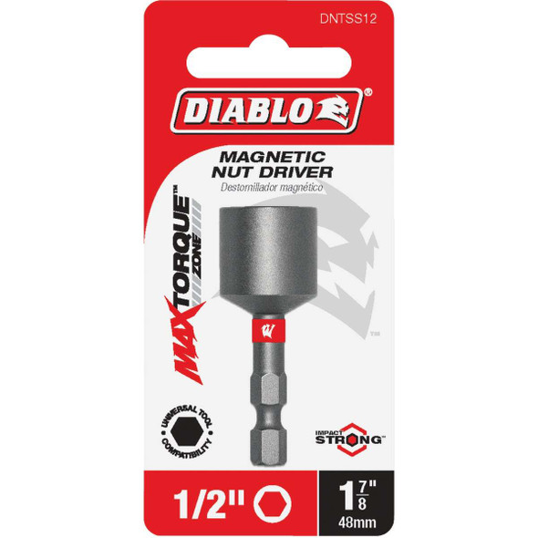 Diablo 1/2 In. x 2-9/16 In. Magnetic Impact Nutdriver DNTSL12