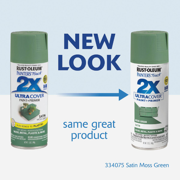 Painter's Touch Sat Moss Grn Spray Paint 334075 772180