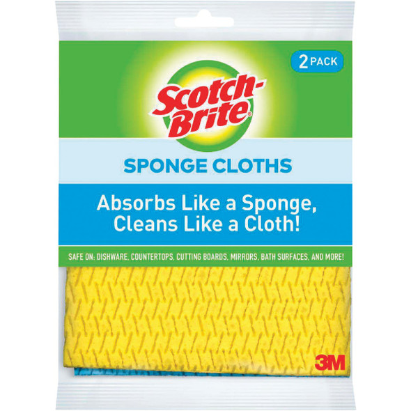 Scotch-Brite Sponge Cloth (2-Pack) 9055